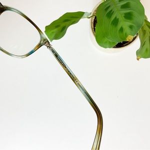 Tiffany & Co. Women's Square Frame Eyeglasses in Green